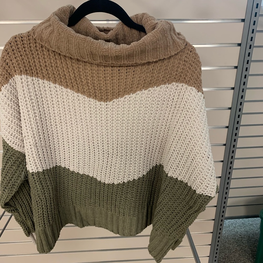 New POL multi colored sweater